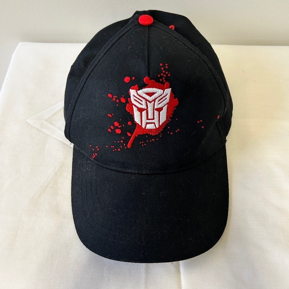 Transformers Baseball Cap 2025 Hasbro Adjustable Adults Unisex Black/Red/White - Picture 1 of 8
